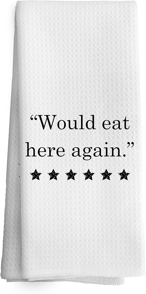 Funny Kitchen Towels Decor, Hostess Gift Hand Towel 16x24 Inches, Funny Dish Towels with Sayings ... | Amazon (US)