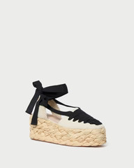 Mason Natural/Black Platform Espadrille | Loeffler Randall