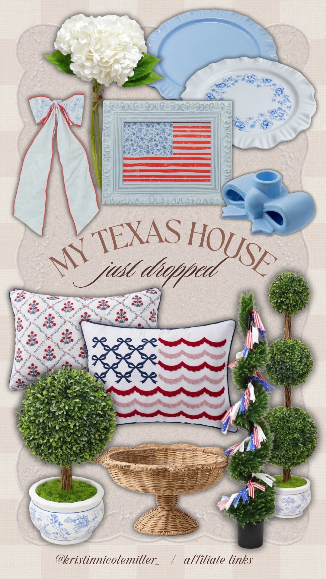 Just dropped with My Texas House! So many cute new finds for spring and summer. Love the Americana vibes!!! 🇺🇸 

Seasonal home decorations outdoor indoor Memorial Day hosting home red white and blue 

#LTKSeasonal #LTKmomlife #LTKHome