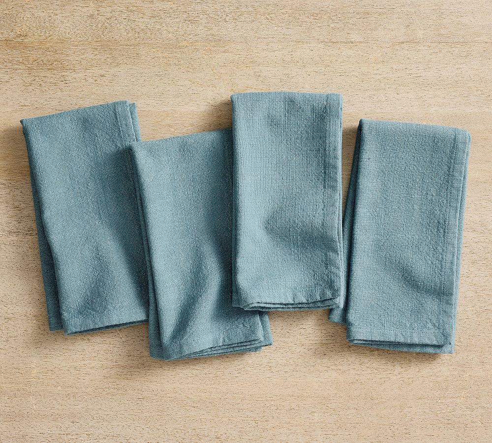 Organic Cotton Casual Napkins - Set of 4 | Pottery Barn (US)