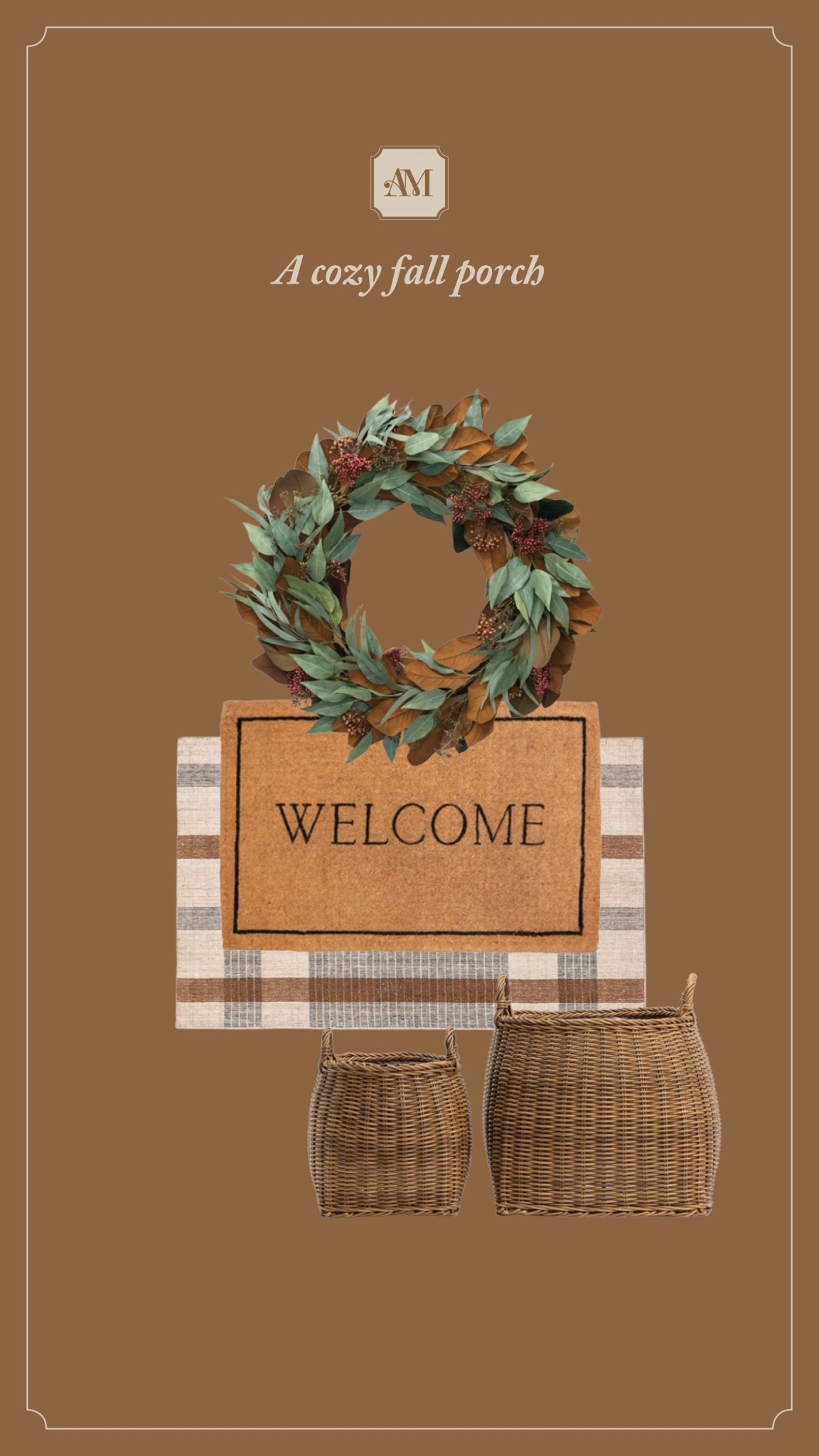 Cozy up your porch for fall. 

#LTKHome #LTKSeasonal