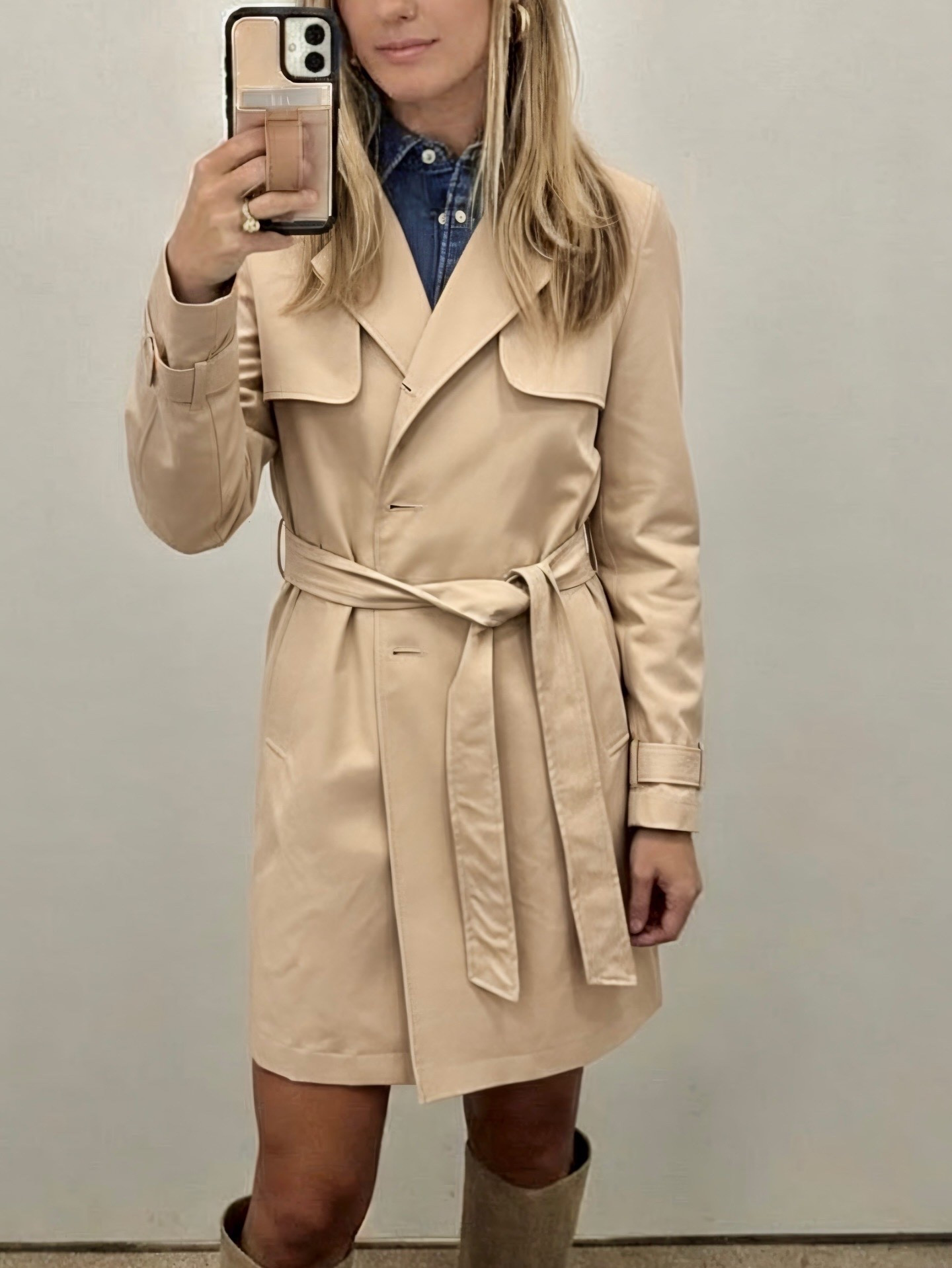 Cutest lightweight trench coat I found at Walmart! 

#LTKSaleAlert #LTKPetite #LTKFindsUnder50