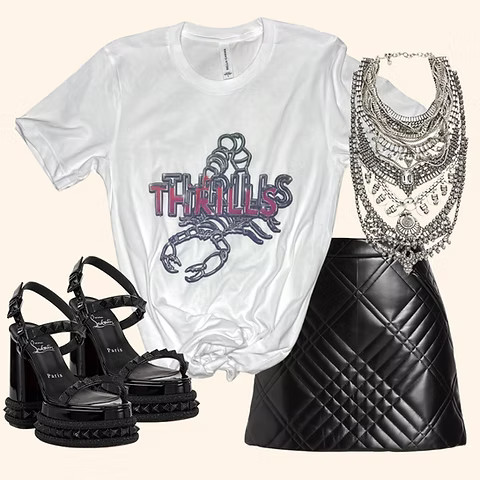 Thrills T-shirt (Vintage Feel) | Sassy Queen