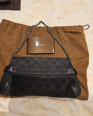 VINTAGE LIMITED Gucci Tom Ford Collab Black Horsebit Bag Dust Bag And Card  | eBay | eBay UK