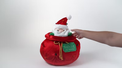Santa & His Toy Bag Decorative Figurine - Wondershop™ | Target
