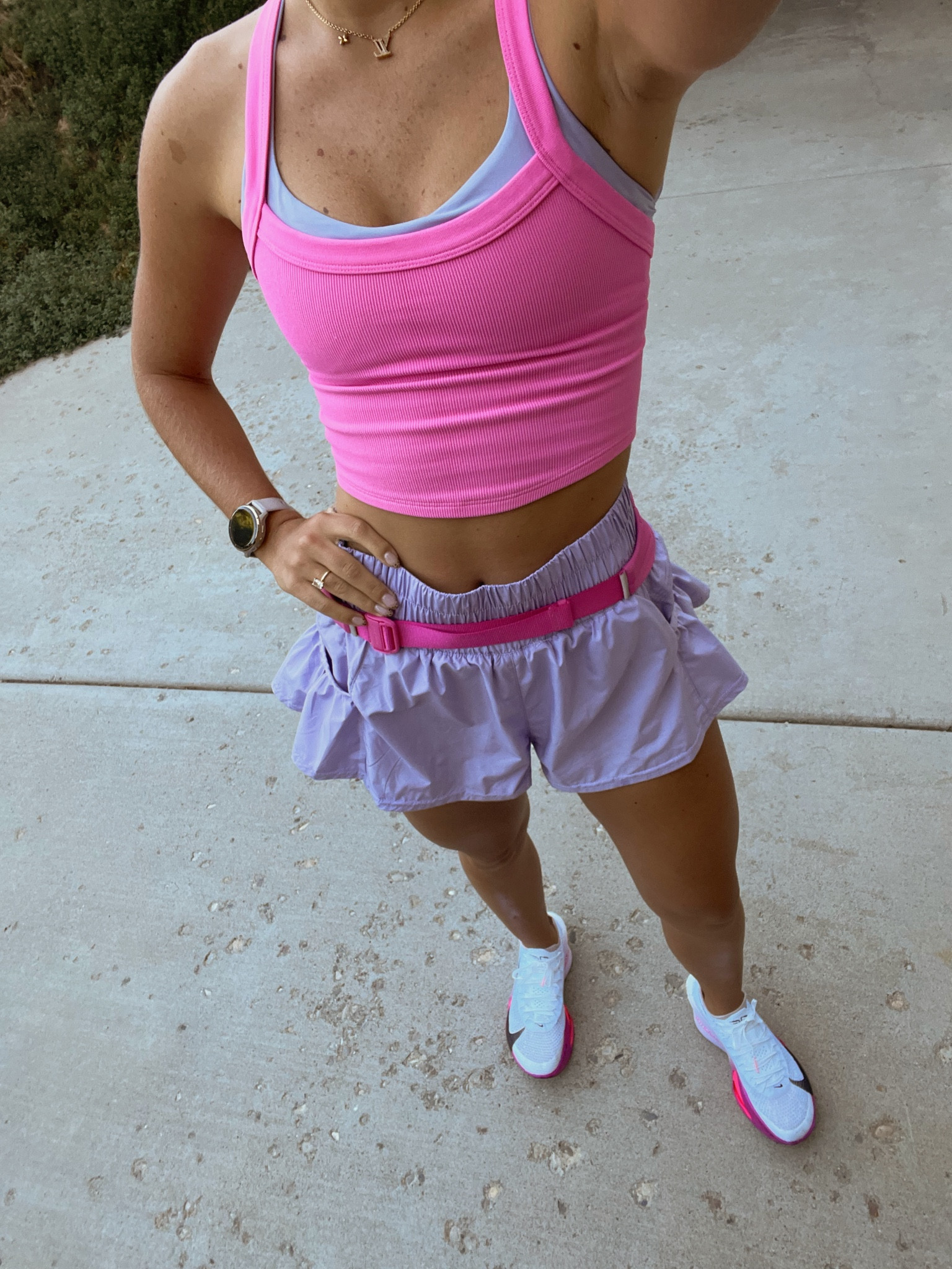 my new favorite outfit combo🩷💜 

#LTKActive #LTKFitness #LTKStyleTip