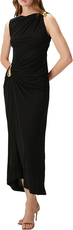 Women‘s Ruched Bodycon Dress Casual Sleeveless Club Elegant Party Cocktail Maxi Evening Dresses... | Amazon (US)