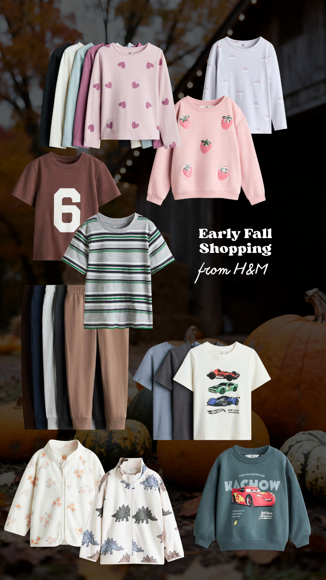 Early Fall shopping for the kids 

 