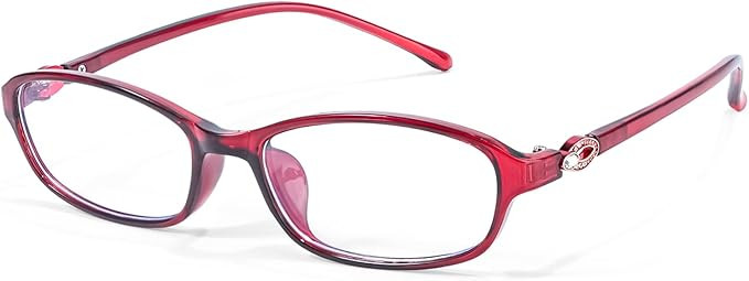 SIPHEW Fashion Y2k Fake Glasses for Women -Trendy Clear Cosplay Eyewear with Anti-Blue Light Prot... | Amazon (US)