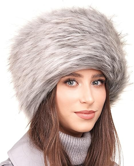 Futrzane Russian Faux Fur Hat for Women - Like Real Fur - Comfy Cossack Style | Amazon (CA)