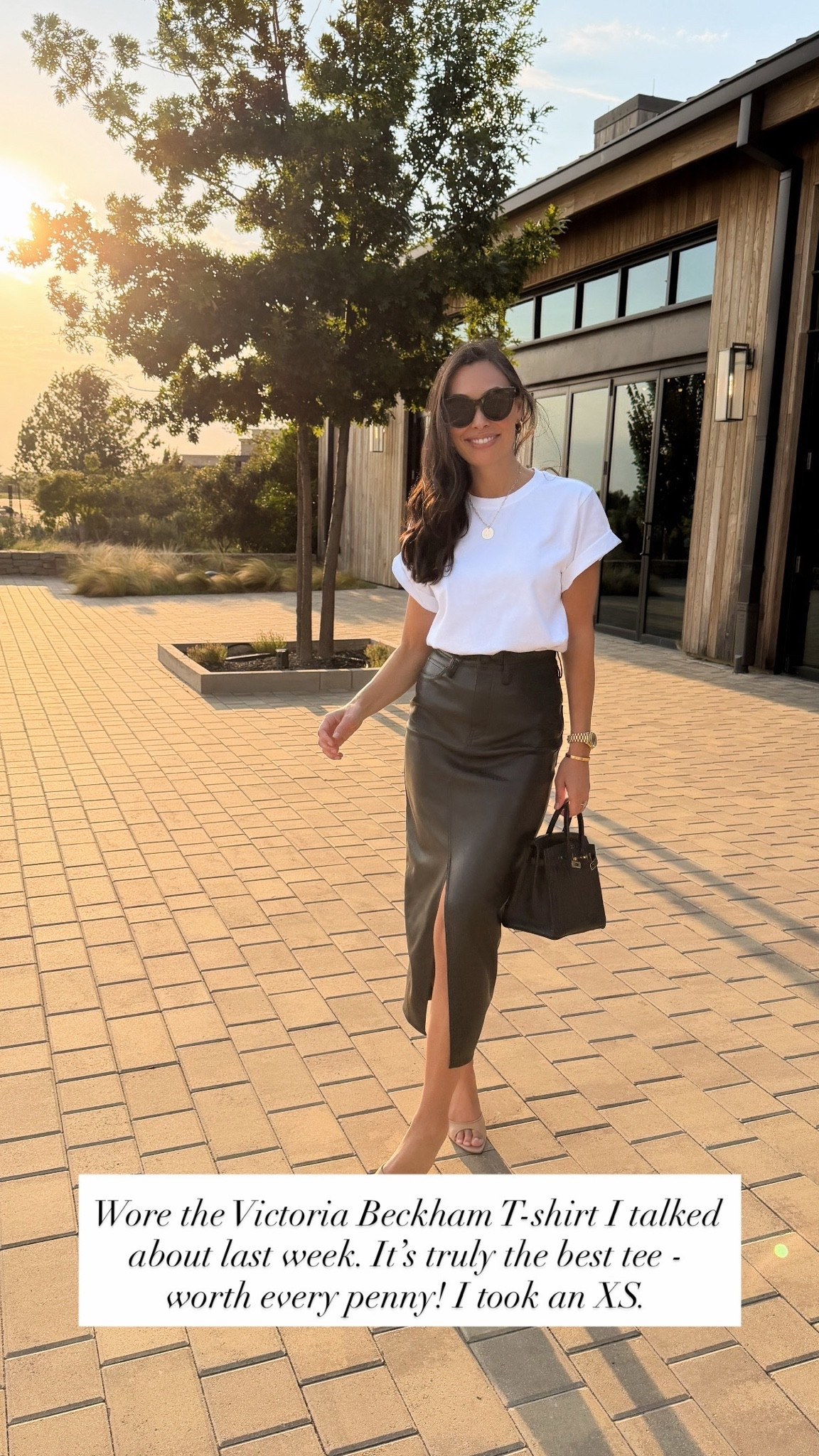 Date night outfit. Leather pencil skirt, t-shirt.

#LTKCon #LTKootd #LTKSeasonal