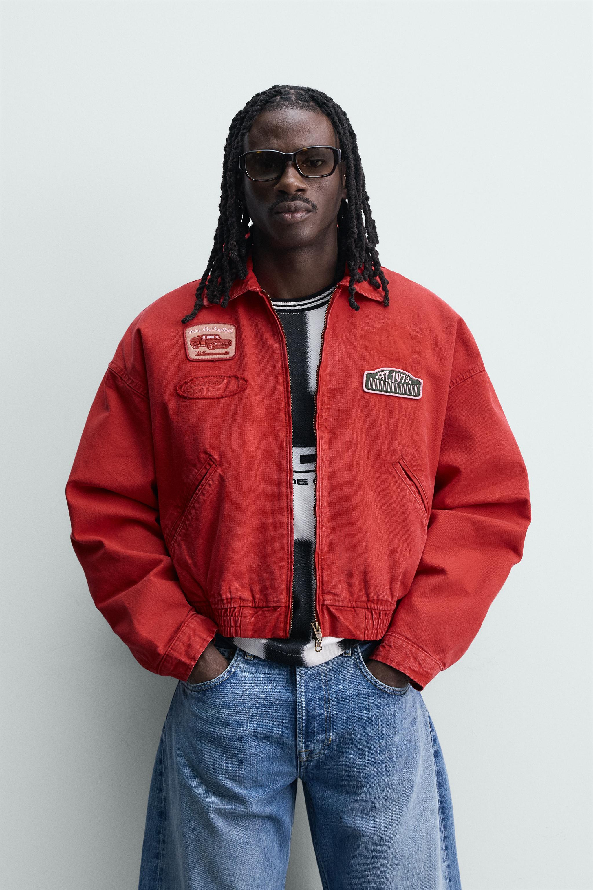 BOXY FIT PATCH JACKET | Zara US