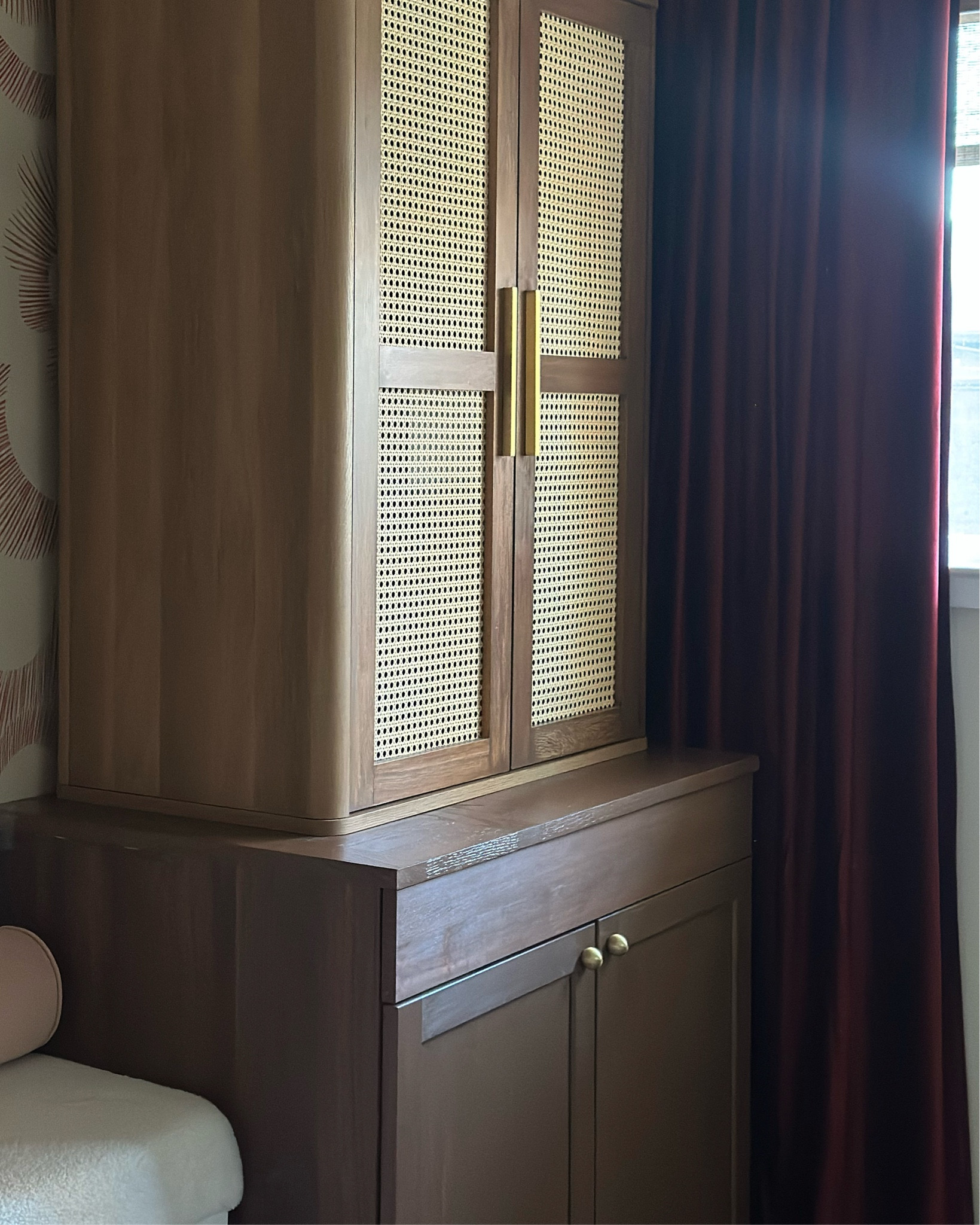 Office - DIY walnut cabinets | utilizing pre-fab cabinetry with walnut stain. |


#LTKHome #LTKSaleAlert #LTKStyleTip