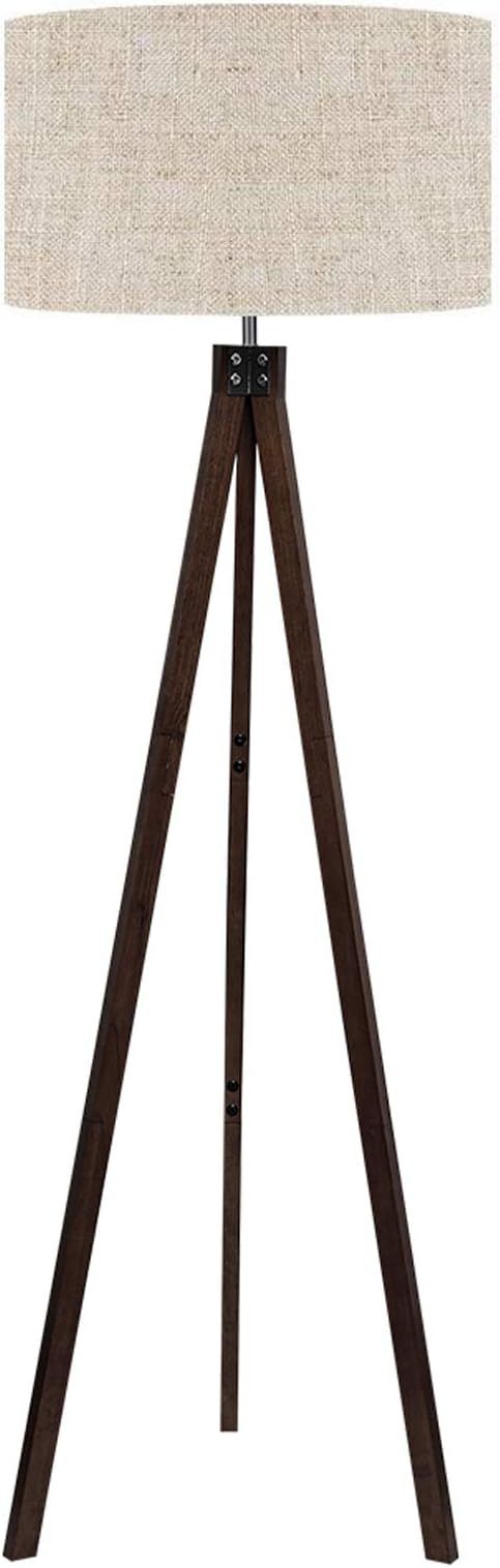 LEPOWER Wood Tripod Floor Lamp, Mid Century Standing Reading Light for Living Room, Bedroom, Stud... | Amazon (US)
