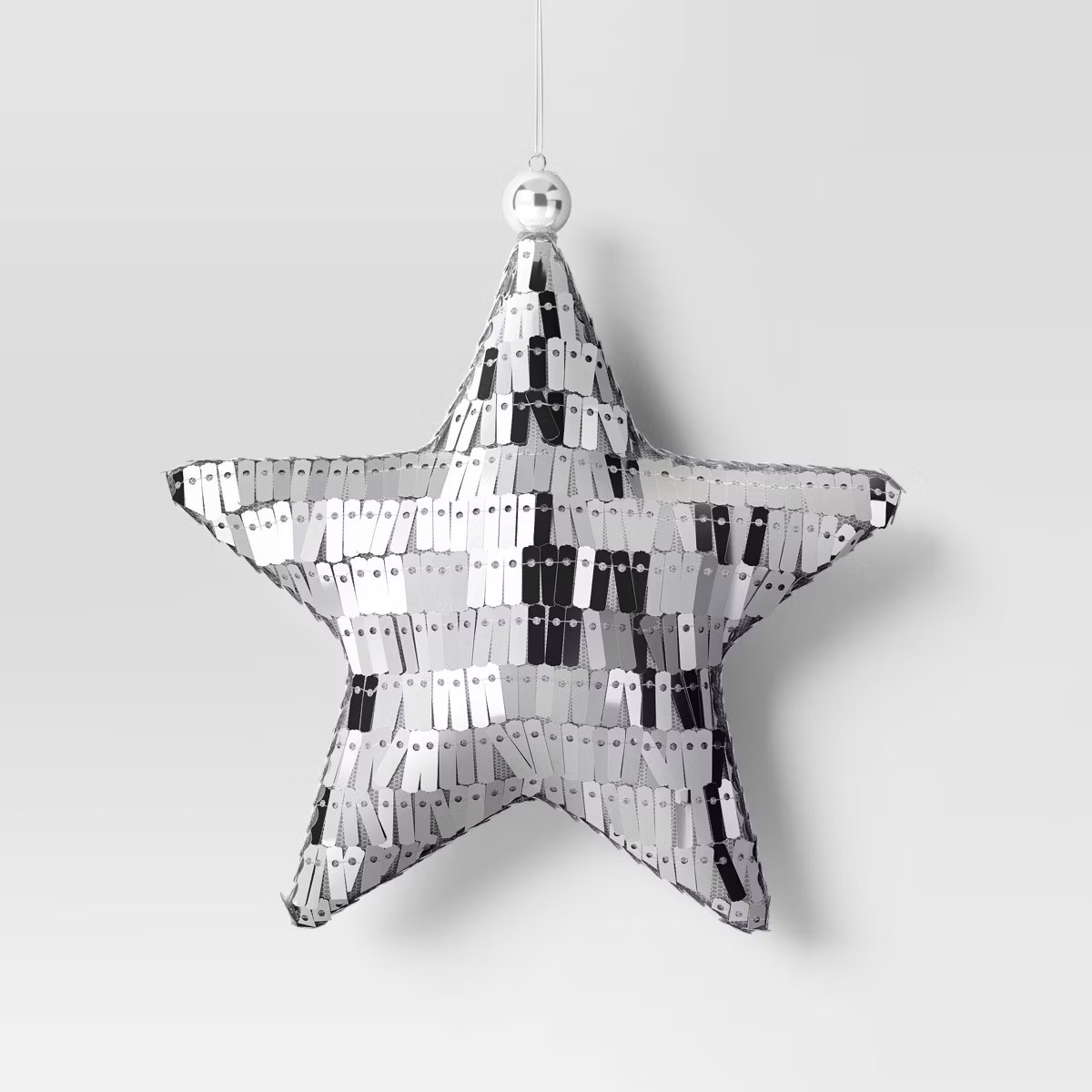 Christmas Silver Tinsel Star - Wondershop™ | Target