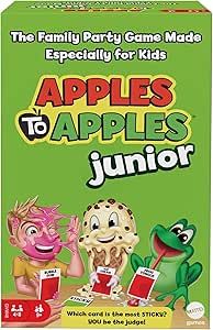 Mattel Games Apples to Apples Junior, The Game of Crazy Comparisons, Board Game with 504 Cards, F... | Amazon (US)