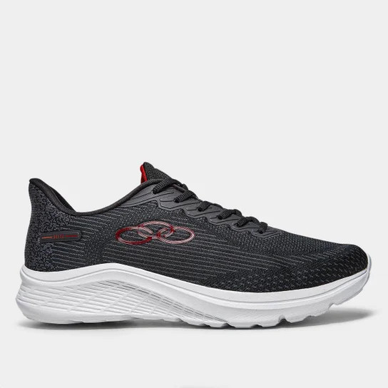 Tênis Olympikus Delta Masculino - Preto+Vermelho | Netshoes (BR)