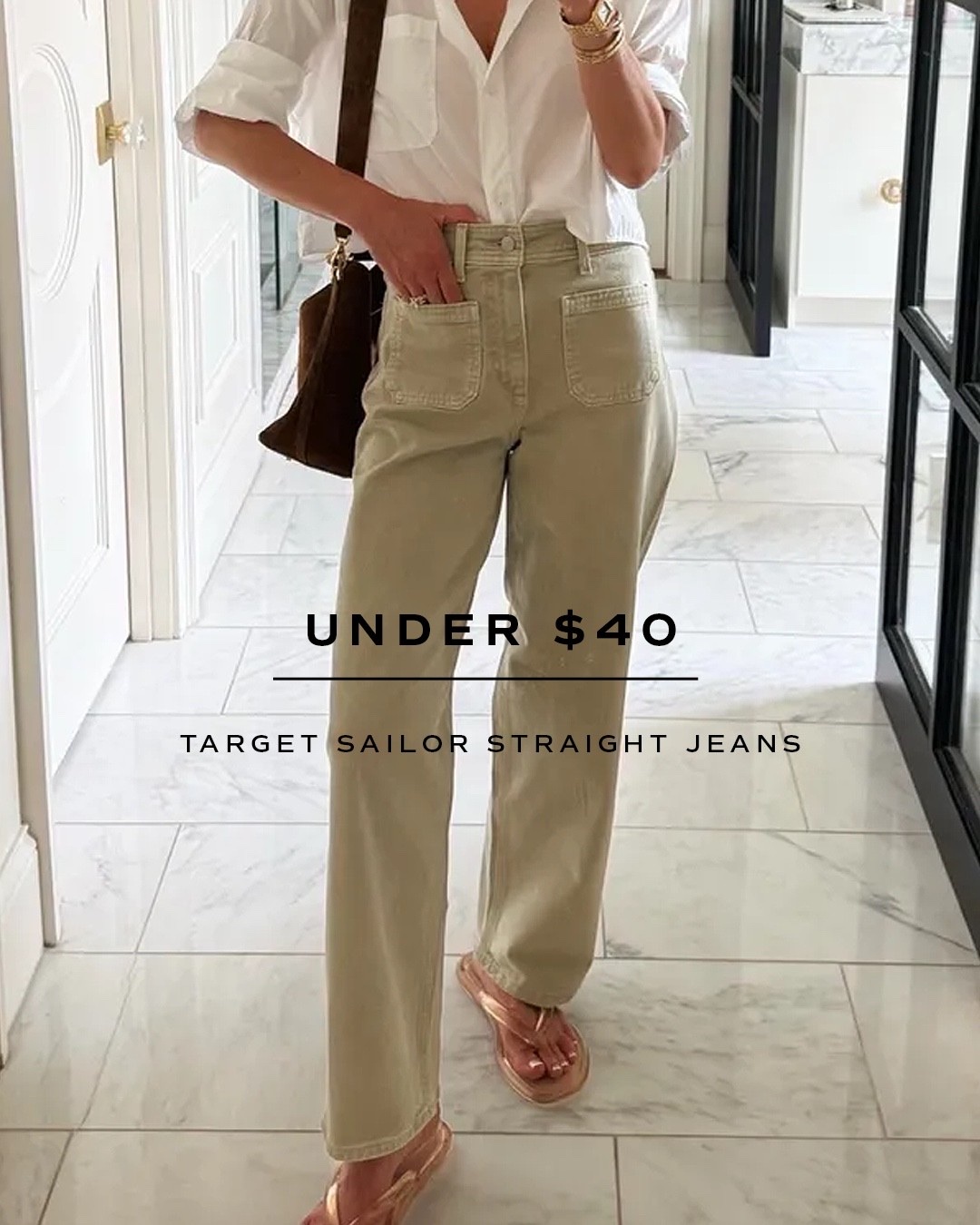 How I’m styling these popular $35 sailor jeans from @Target! So so cute 🙌🏻

#LTKsummer #LTKjeans