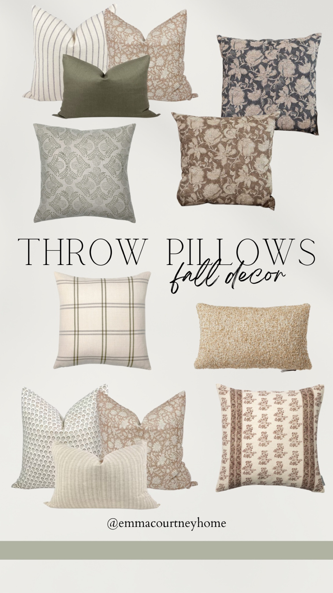 Fall throw pillows. Etsy 

#LTKsalealert #LTKSeasonal #LTKhome