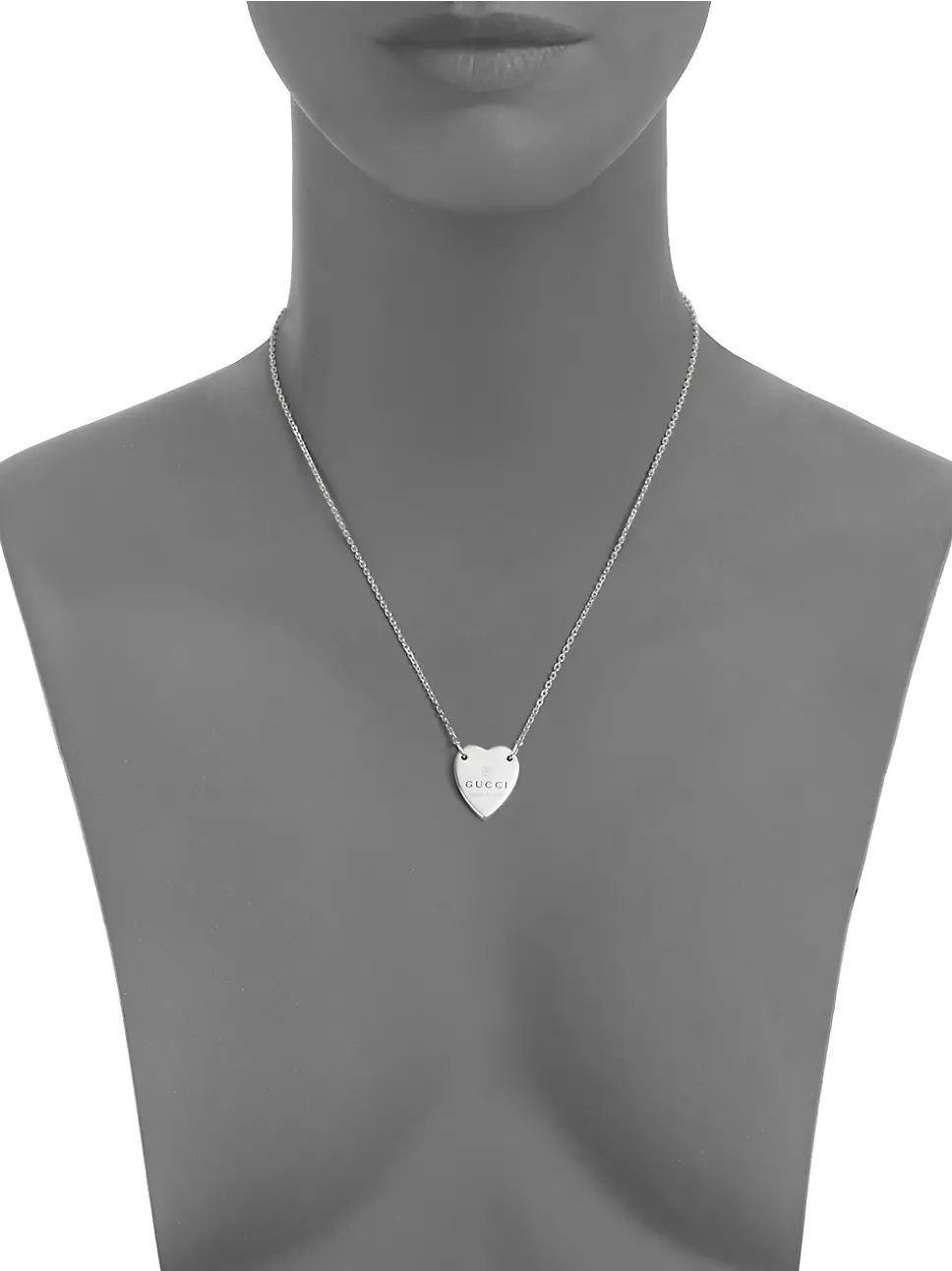 Sterling Silver Signature Heart Pendant Necklace | Saks Fifth Avenue