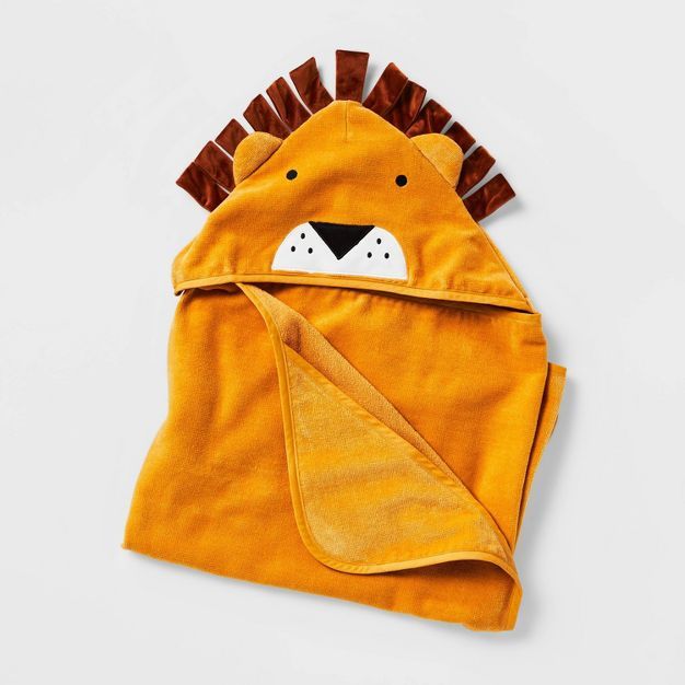 25&#34;x50&#34; Lion Hooded Towel - Pillowfort&#8482; | Target