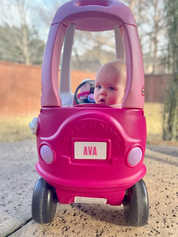 Little Tikes License Plate Cozy Coupe License Plate Little - Etsy | Etsy (US)