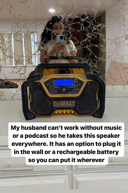 My husband can’t work without music or a podcast so he takes this speaker everywhere. It has an option to plug it in the wall or a rechargeable battery so you can put it wherever! 

Home under construction, men’s must haves, men’s gift guide, Bluetooth speaker, Lowe’s 

#LTKmens #LTKhome #LTKGiftGuide