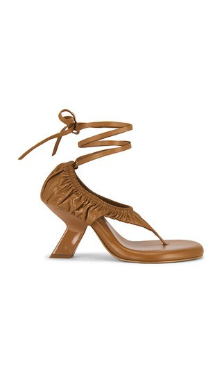 Nora Lozza Flip Ruchi Sandal in Brown. - size 10 | Revolve Clothing (Global)