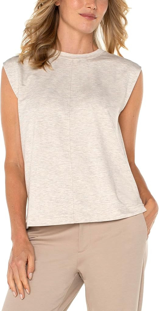 Liverpool Women's Sleeveless Crew Neck Knit Top | Amazon (US)
