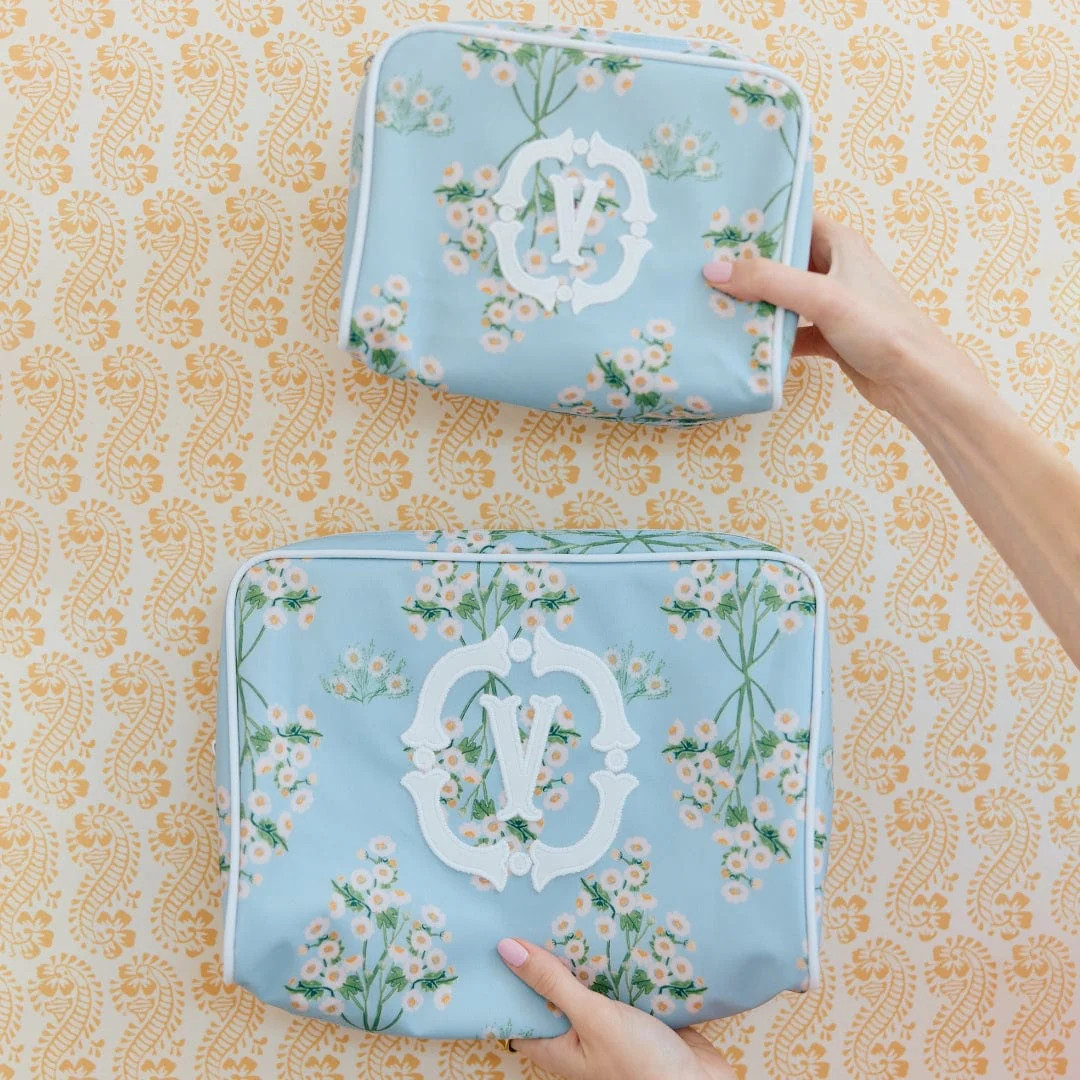 Large Patterned Toiletry Bag | Weezie Towels | Weezie Towels