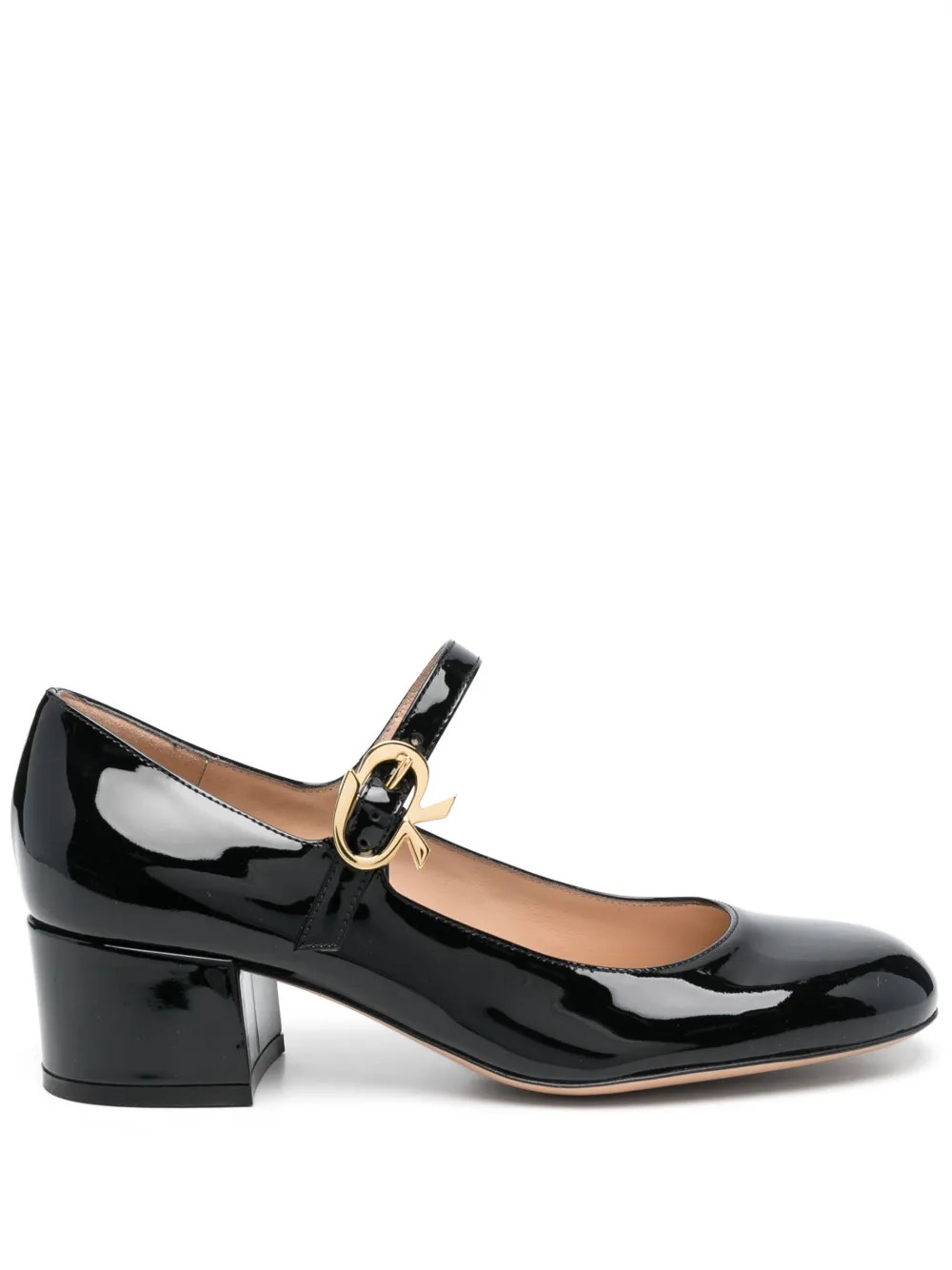 Gianvito Rossi 메리 리본 메리 제인 펌프스 45mm | 블랙 | FARFETCH KR | Farfetch Global