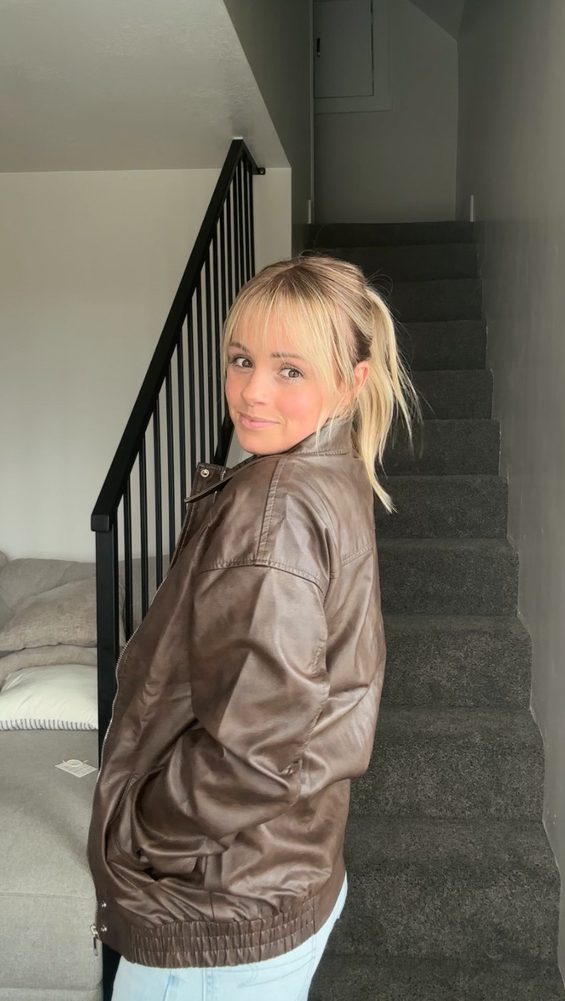 Give me all the leather jackets! So cute!!  

#LTKmomlife #LTKPetite #LTKootd