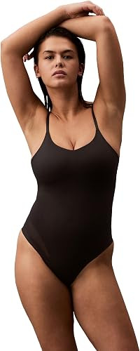 Calvin Klein Womens Shapewear Stay-Put Mesh Bodysuit | Amazon (US)