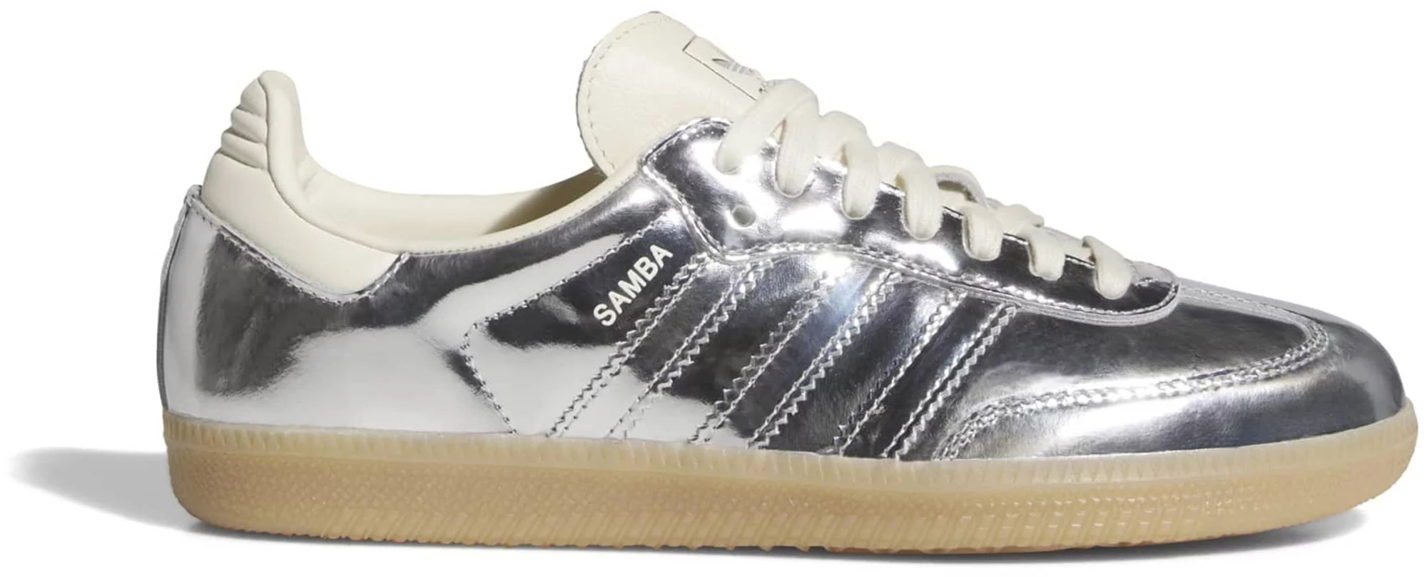 adidas Women's Samba OG Shoes, Size 11, Crackle Metallic Silver | DICK'S Sporting Goods