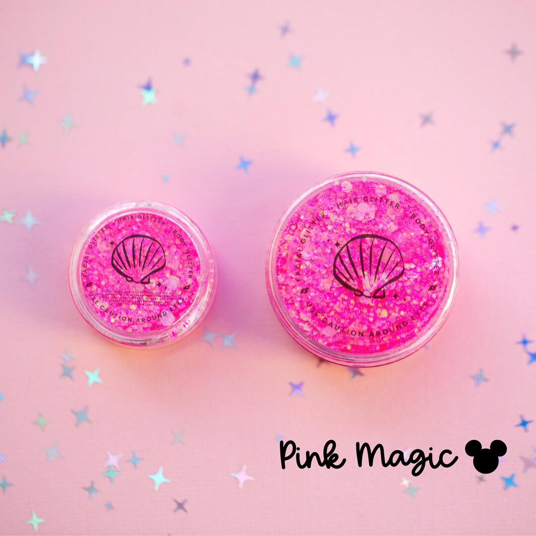 Glitter Facial & Body Creme: Pink Magic With Mouse Glitter - Etsy | Etsy (US)