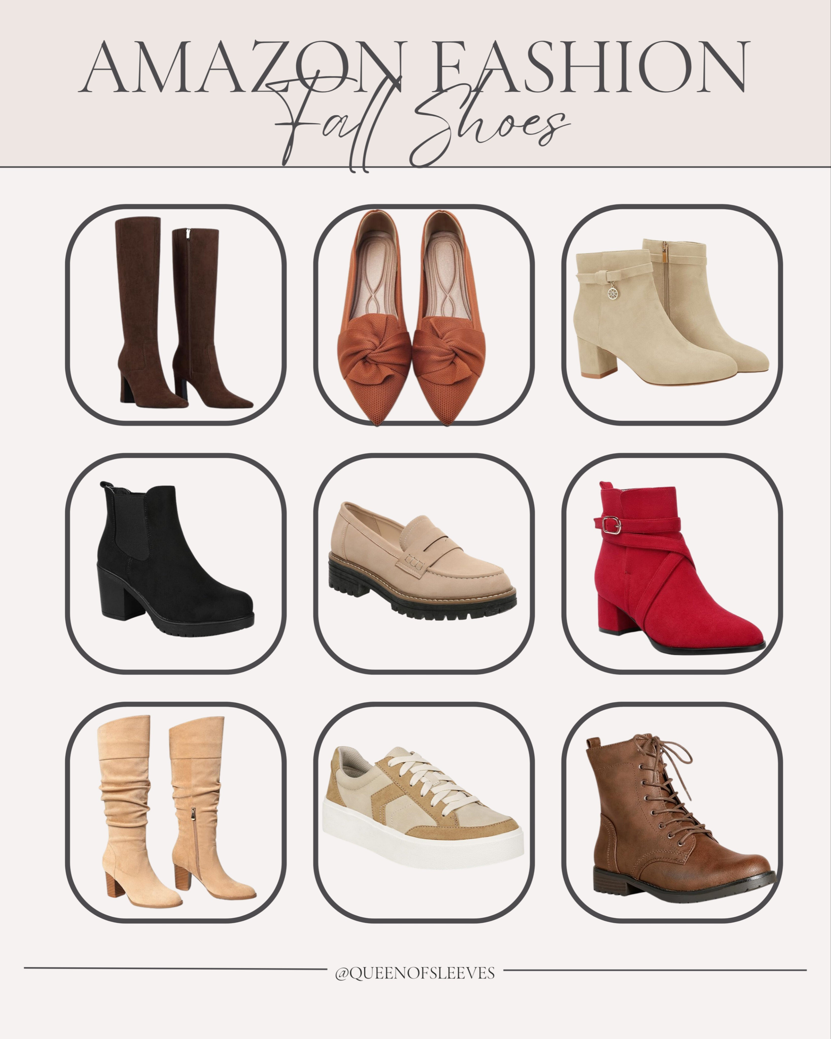 Fall shoes you’ll actually wear on repeat 🍂 From bold booties to chic flats, I rounded up the best Amazon finds to step into the season in style!fall shoes for women / amazon fall fashion / affordable fall boots / stylish fall flats / ankle boots amazon / over the knee boots / suede boots / comfy fall shoes / wide calf boots / chunky heel booties / loafers for women / red ankle boots / neutral sneakers / fall shoe guide / cute shoes amazon / fall fashion finds / fall style essentials / closet must haves

#LTKSeasonal #LTKStyleTip #LTKFindsUnder100