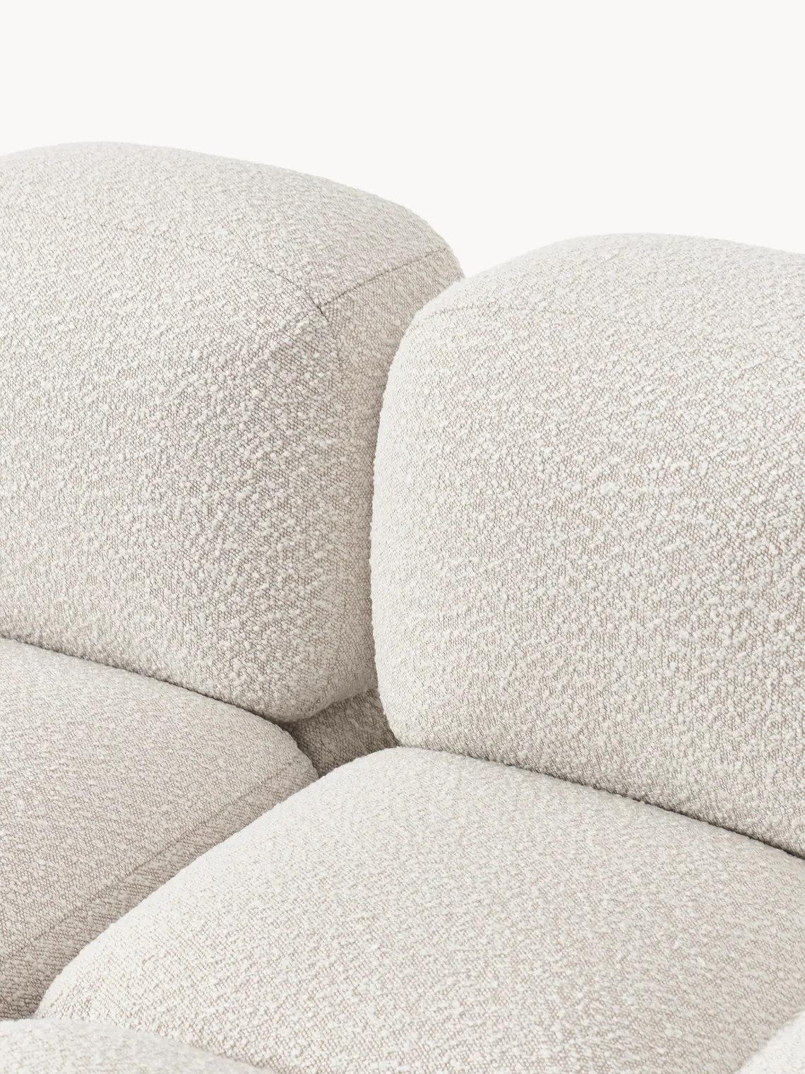 Modulares Sofa Tayla (3-Sitzer) aus Bouclé | Westwing EU