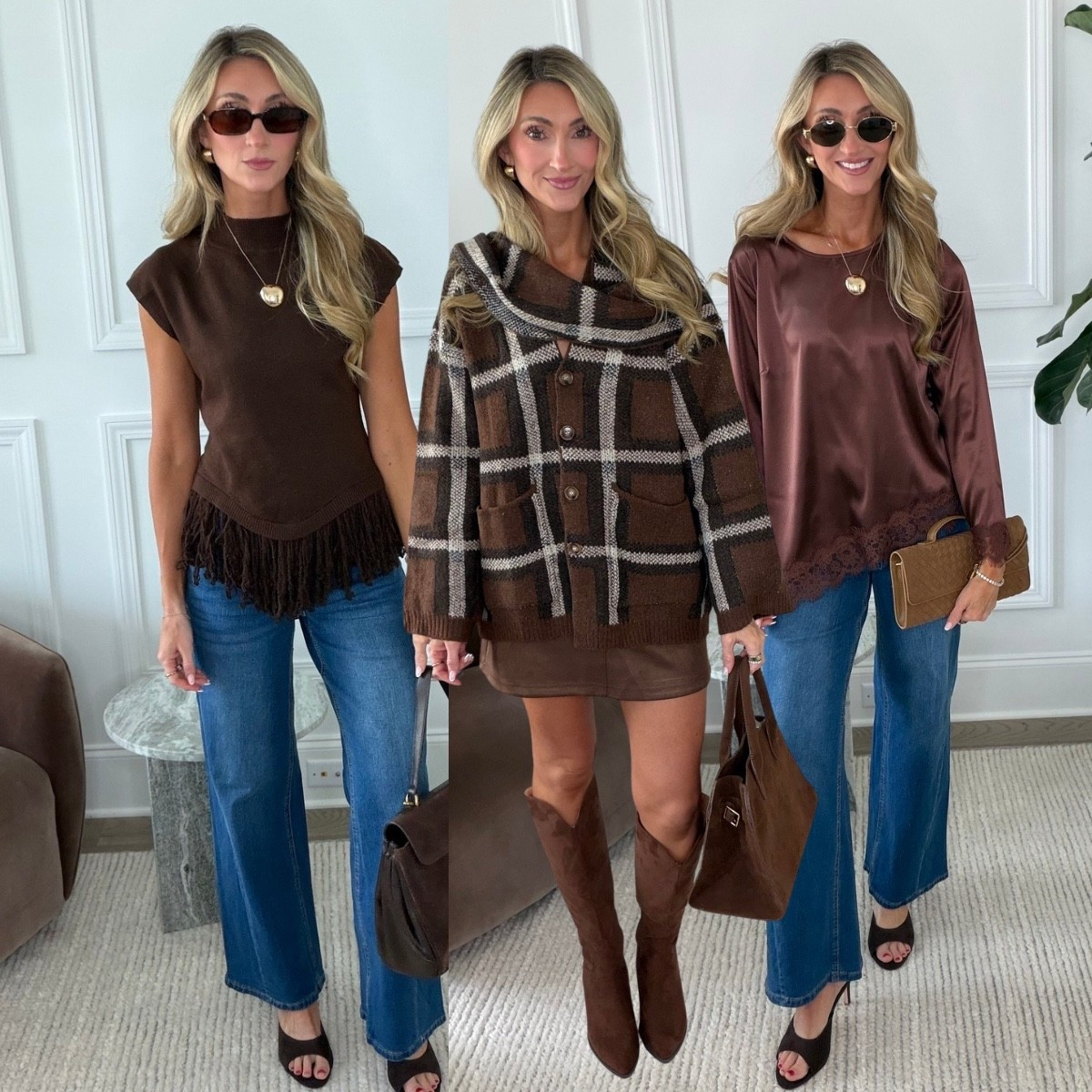 Give me all the brown for fall🤎🍂

#LTKootd #LTKgrwm #LTKSeasonal