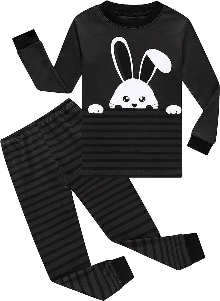 Family Feeling Kids & Toddler Boys Pajamas 2 Piece Pjs Set 100% Cotton Sleepwear | Amazon (US)