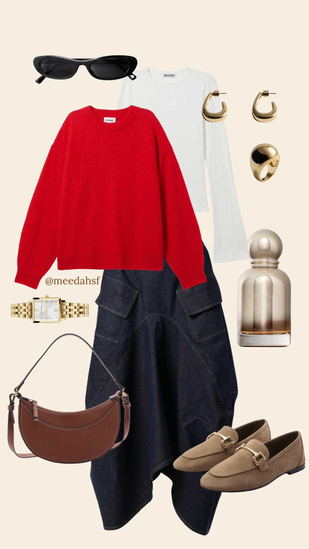 Simple way to add a pop of colour to your autumn outfit - capsule wardrobe. 

#LTKautumn #LTKmodest #LTKuk