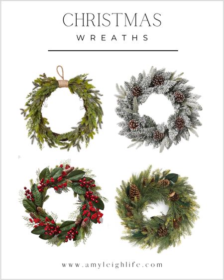 Christmas wreaths. 

Christmas decor, holiday decor, holiday wreath, wreath for front door, mixed greenery wreath, natural decor, home decor, target finds, budget decor, pine cone, cedar, led lights, flocked wreath, berries, magnolia, wall decor

#LTKhome #LTKSeasonal #LTKHoliday