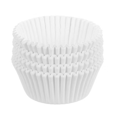 Unique Bargains Greaseproof Cupcake Liners Muffins Paper Baking Cups 2.8 Inch White 100 Pcs | Target