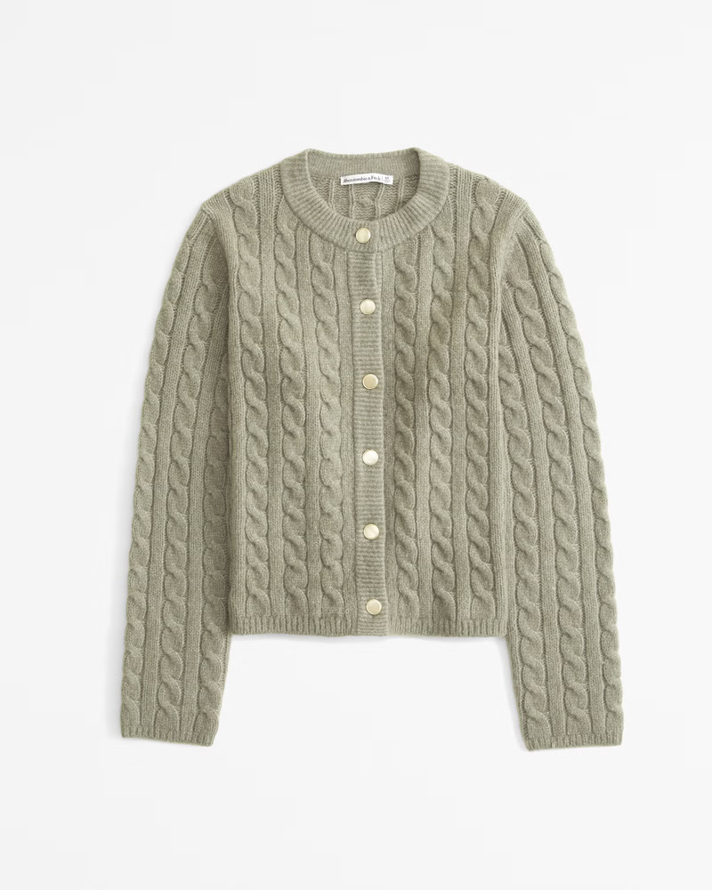 Cable Crew Cardigan | Abercrombie & Fitch (UK)