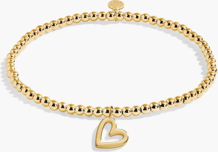 Christmas Gift Box 'Happy Holidays' Bracelet in Gold-Tone Plating | Nordstrom