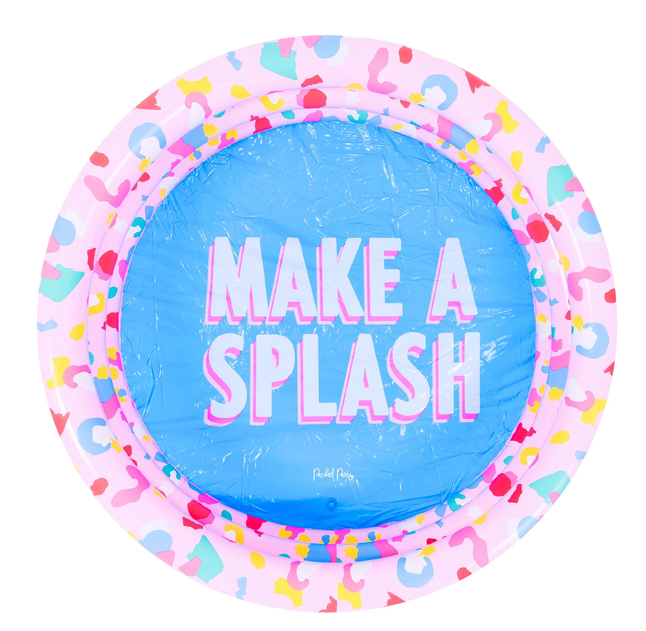Packed Party Make A Splash, Inflatable Round Swimming Pool, 62.2 x 62.2 x 15.7 inches, Multi-Colo... | Walmart (US)