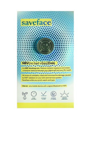 NBV(no bad vibes) Coin Anti-Radiation Blocking Decal | Revolve Clothing (Global)