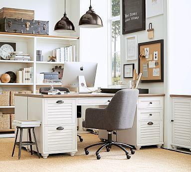 Whitney 72" Desk with Drawers | Pottery Barn (US)
