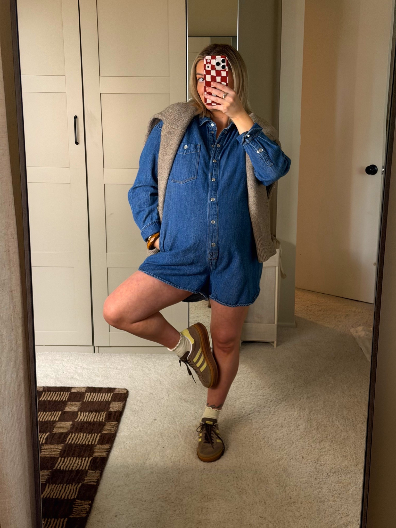 9 months pregnant and wearing anything that isn’t pants 😂 

#LTKootd #LTKmomlife #LTKBump