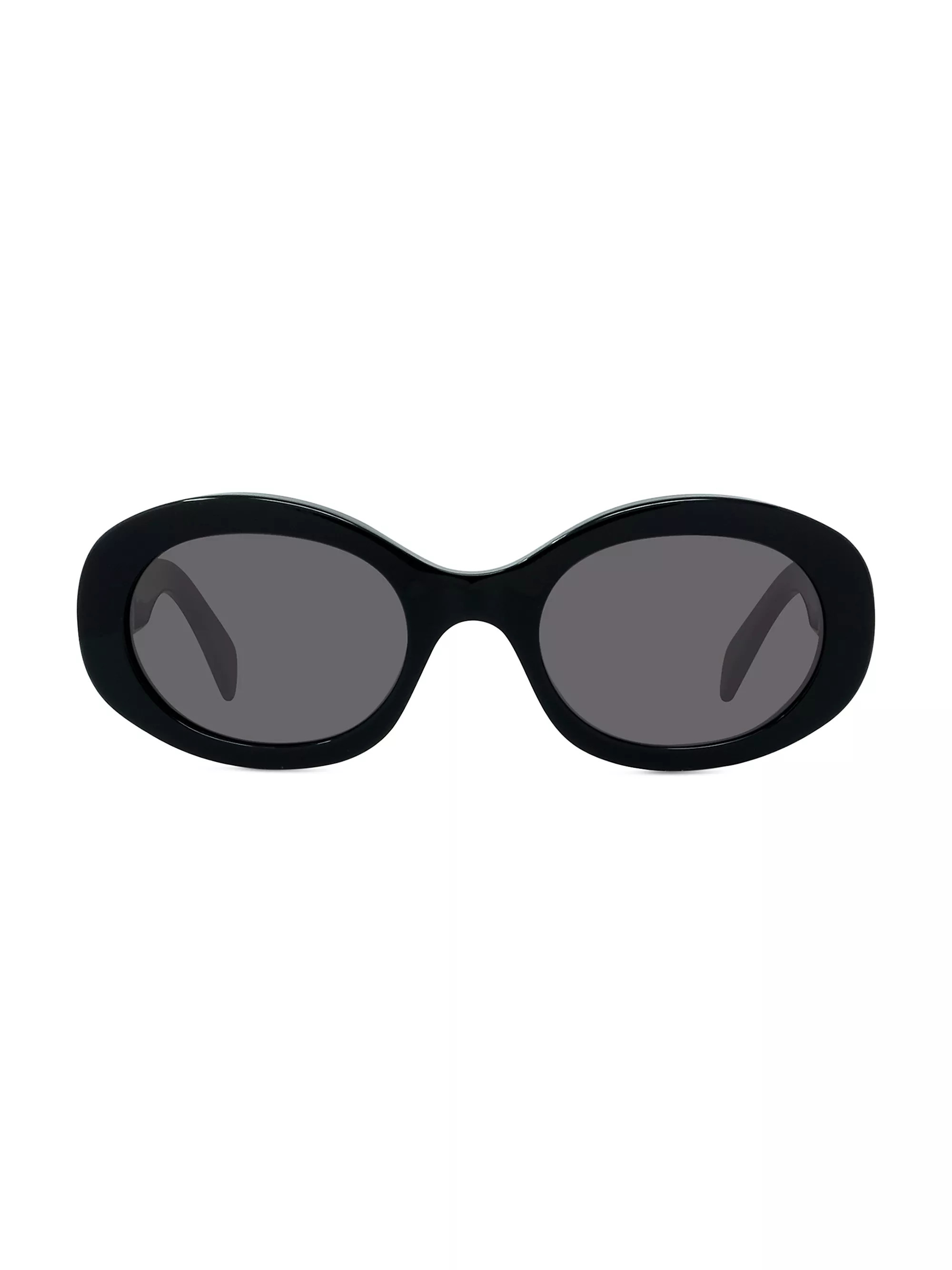 Triomphe 52MM Oval Sunglasses | Saks Fifth Avenue