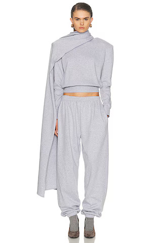 Sweatshirt With Scarf | FWRD 